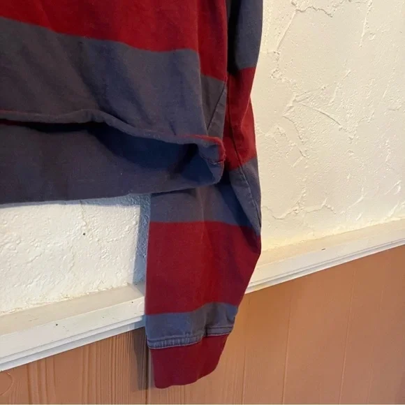 Denver Hayes Rugby Style Crop Top Size Medium - Picture 4 of 5